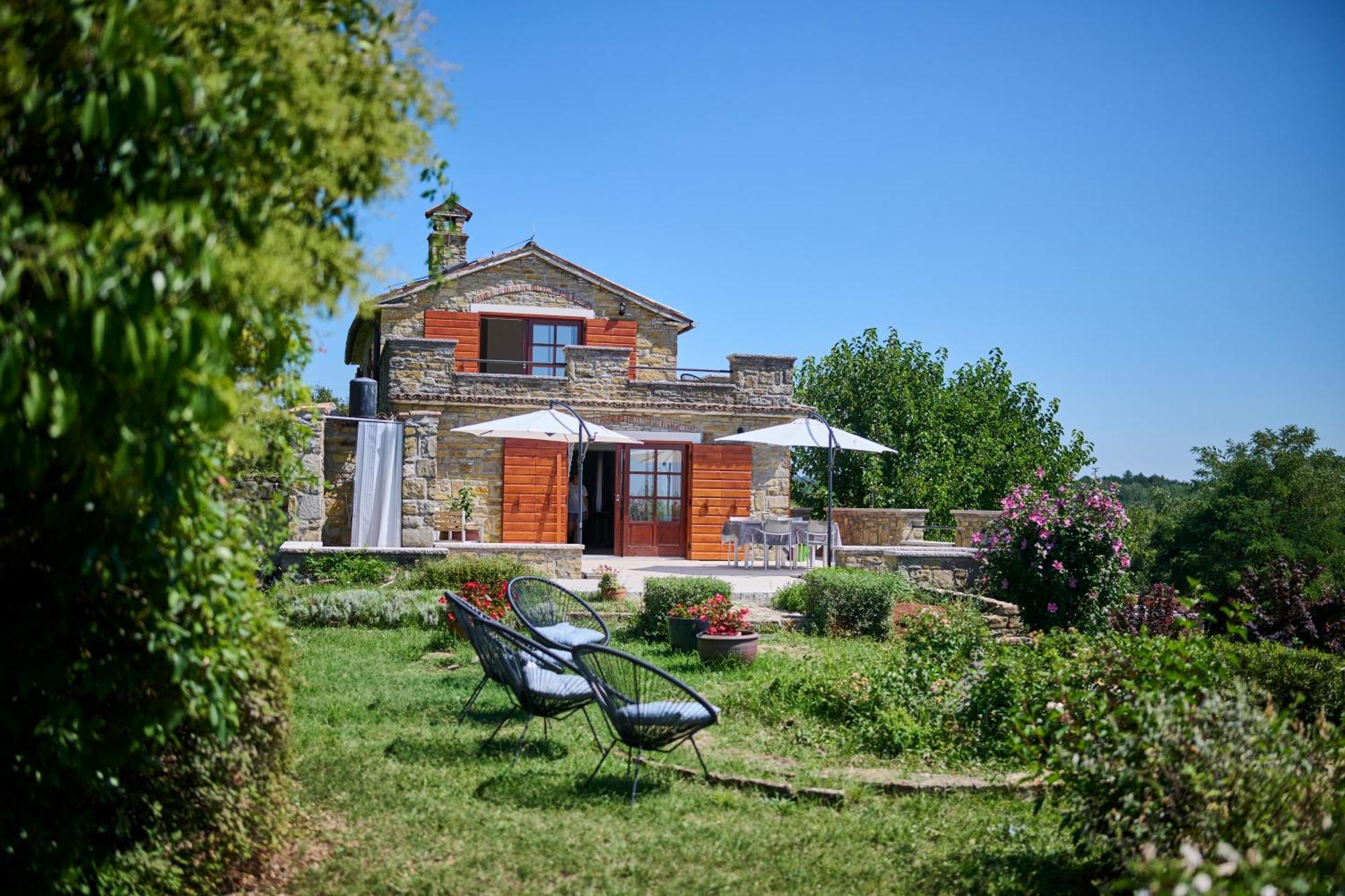 グロジュニャン Casa Del Conte - Peaceful Hideaway In North Istriaヴィラ エクステリア 写真