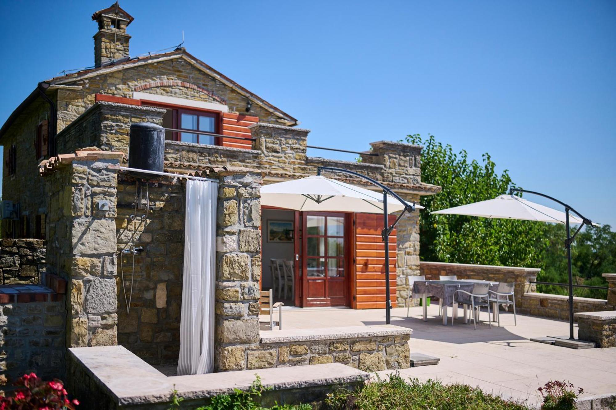 グロジュニャン Casa Del Conte - Peaceful Hideaway In North Istriaヴィラ エクステリア 写真