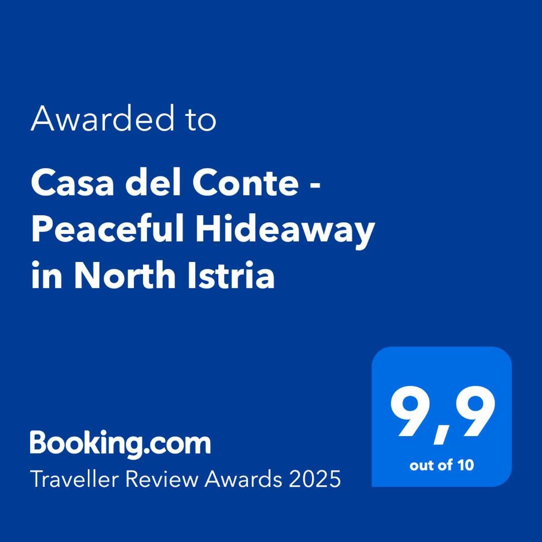 グロジュニャン Casa Del Conte - Peaceful Hideaway In North Istriaヴィラ エクステリア 写真